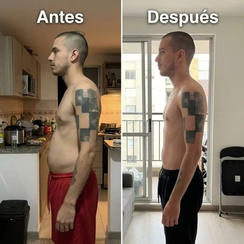Antes y después de cliente FusionX